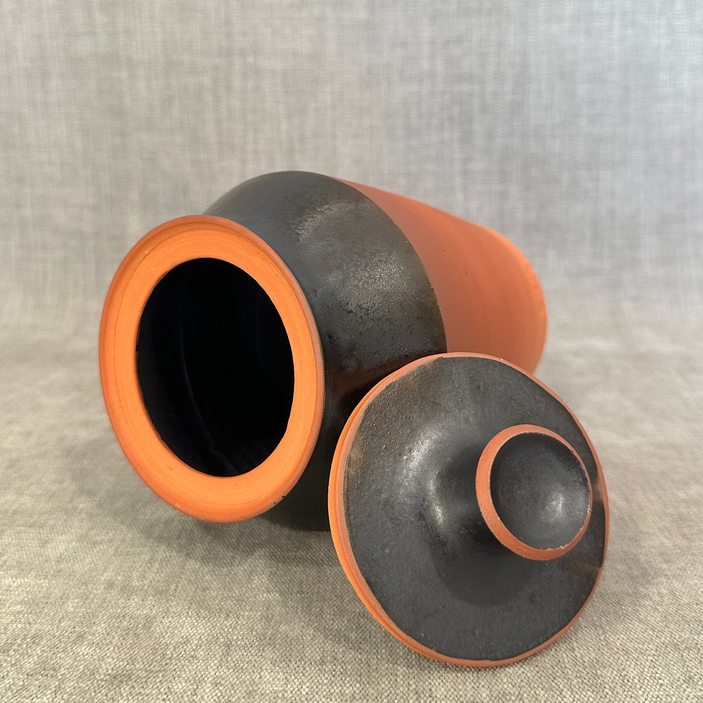 Black & Terracotta Jar