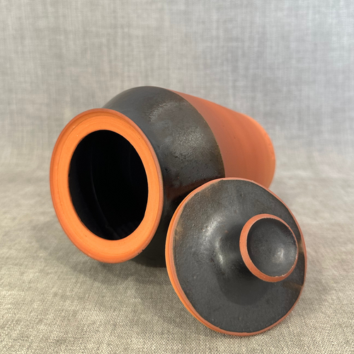 Black & Terracotta Jar