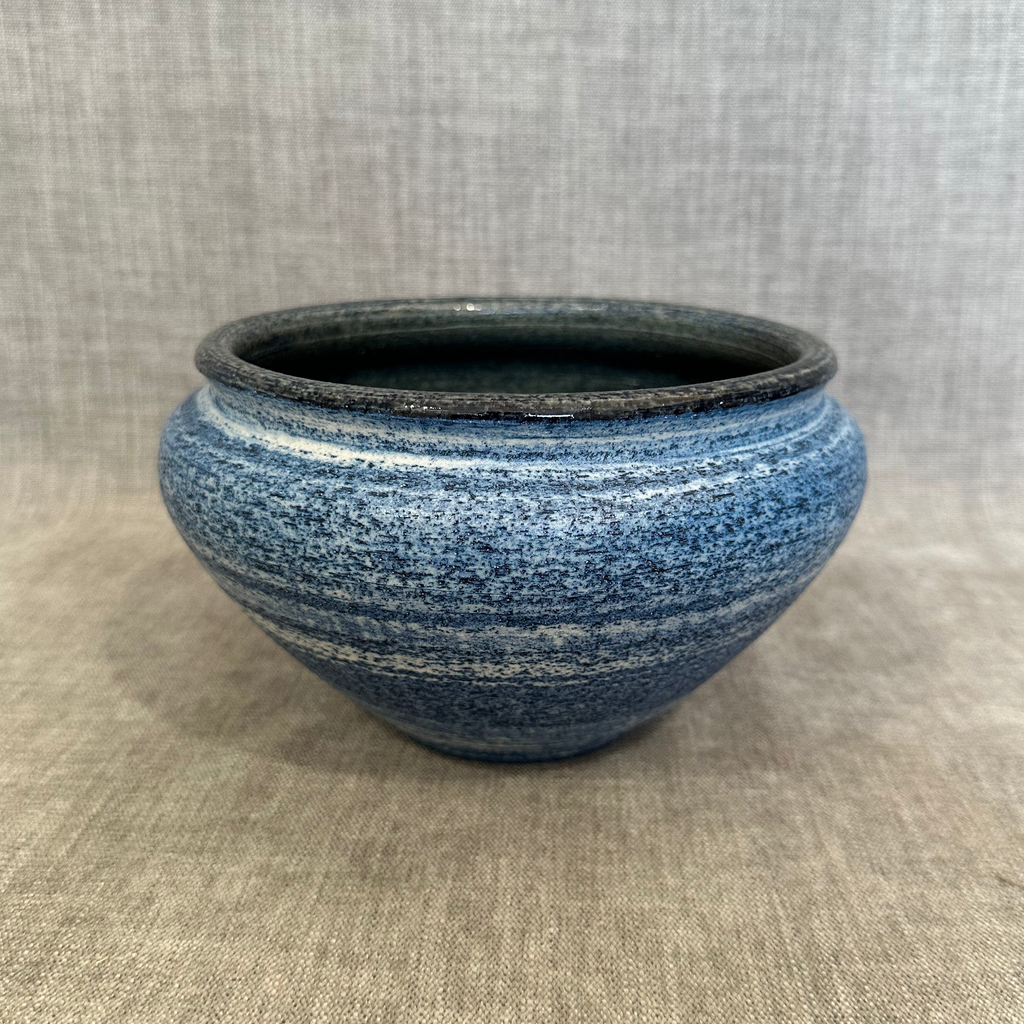 Cobalt Textured Pot
