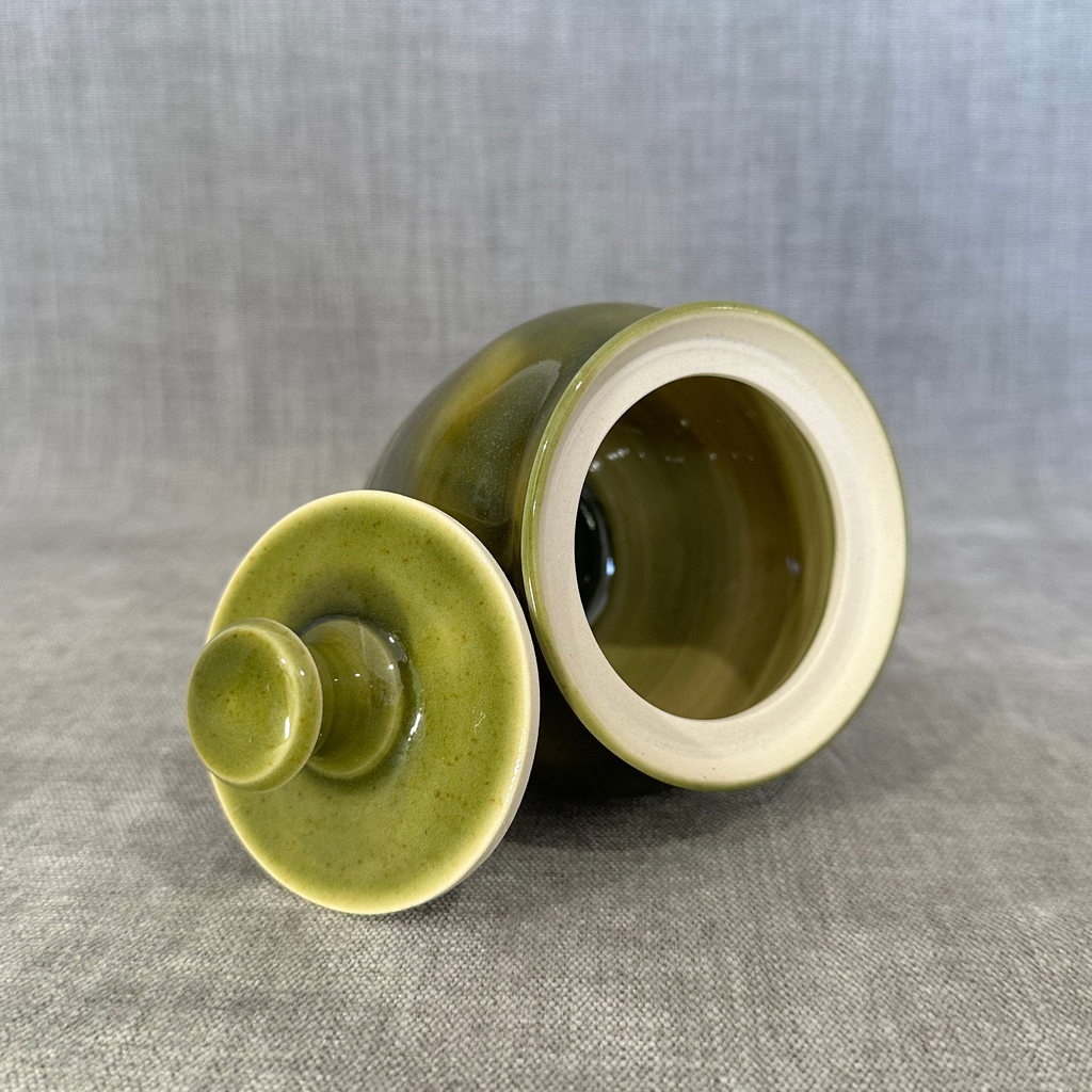 Olive Green Small Jar