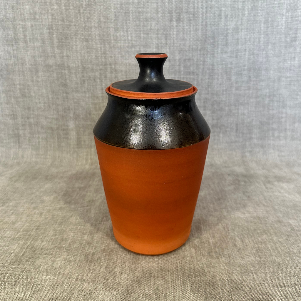 Black & Terracotta Jar