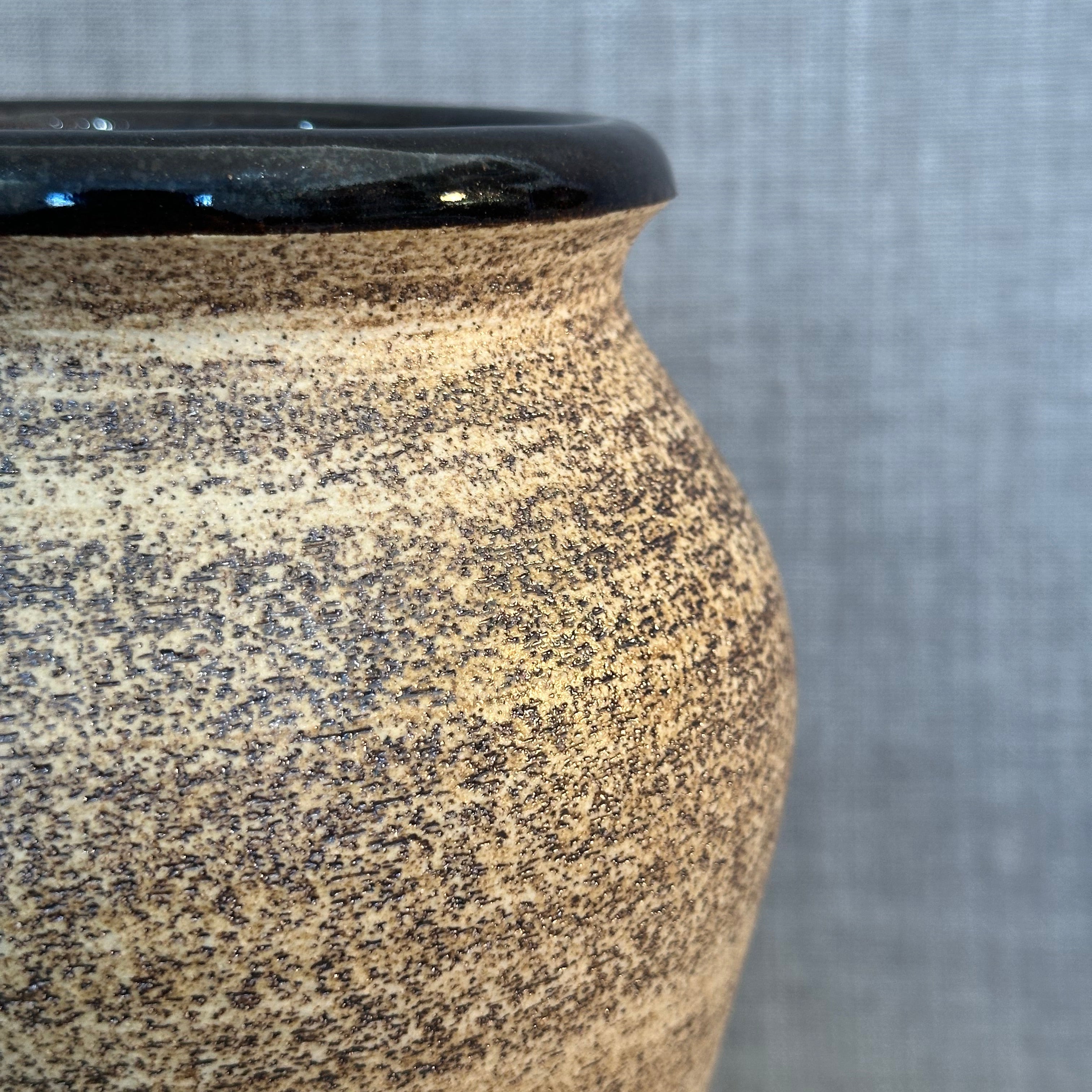 Manganese Textured Vase